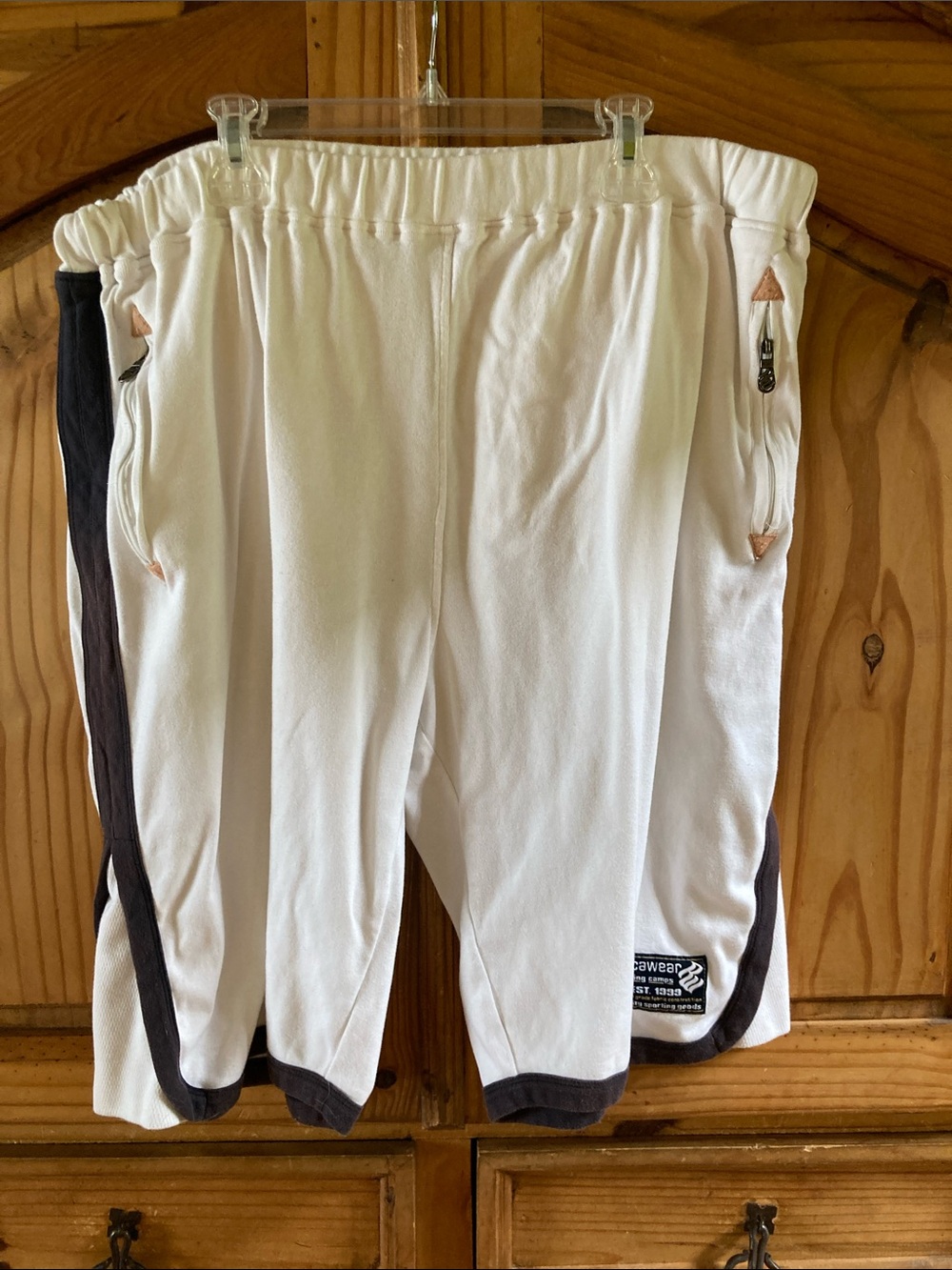 Men Roca Wear white gray sweatshorts size 3X